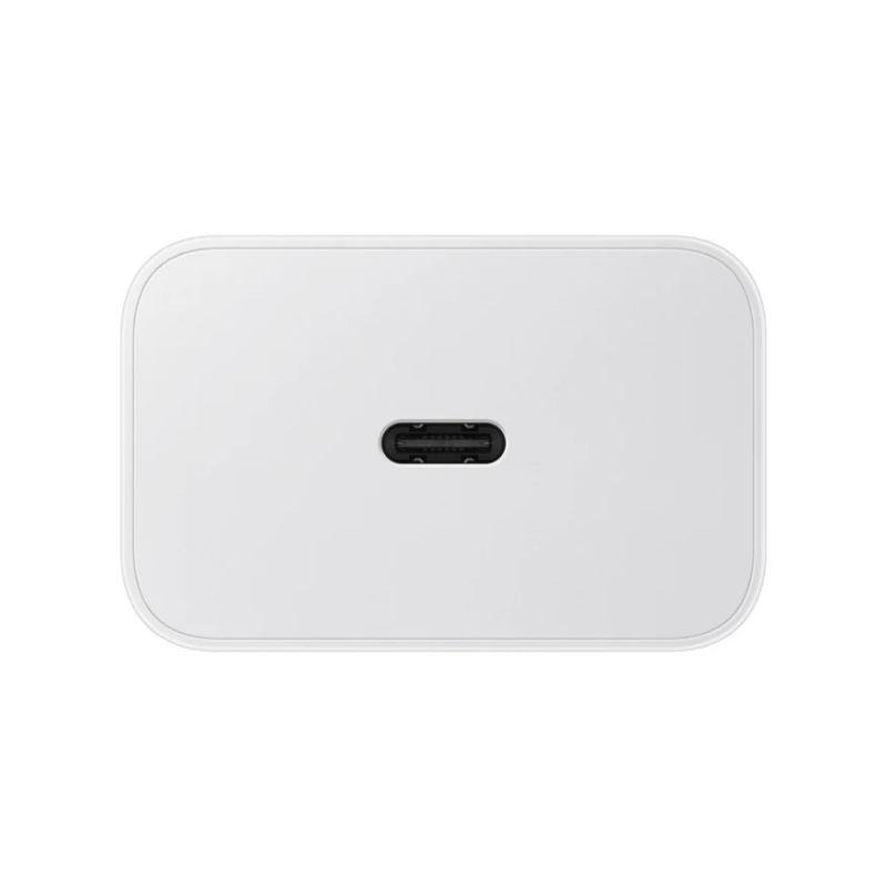 Samsung1 Port Travel Adapter 45W Type C Cable - White - White