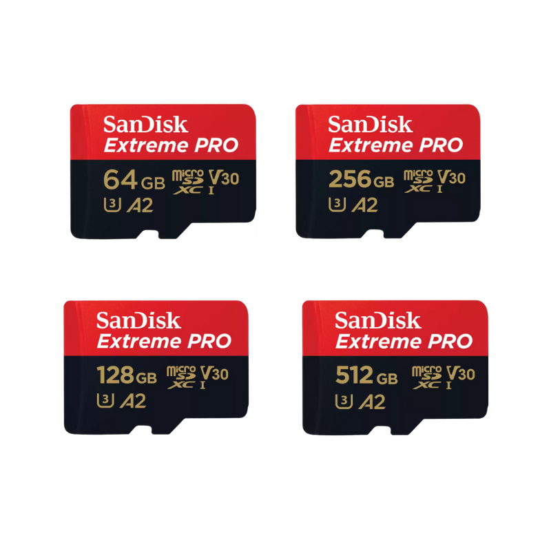 SanDisk Extreme Pro MicroSDXC UHS-I Card - Black