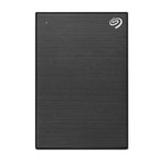 Seagate One Touch 2TB USB A Portable HDD - Black - Black