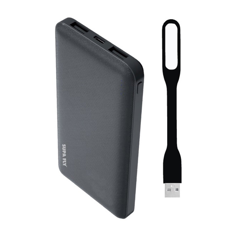 Supa Fly 10000mAh Powerbank with Free led Light