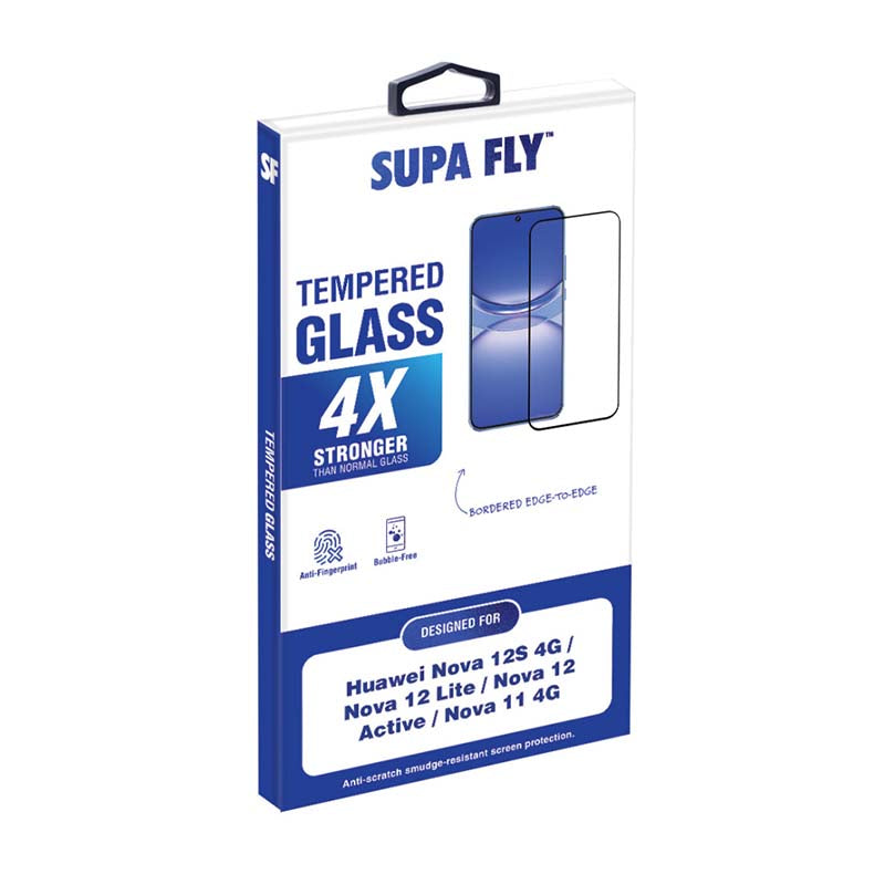 Supa Fly Tempered Glass Screen Protector Huawei Nova 12S
