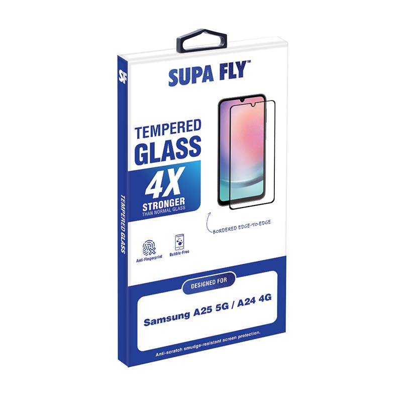 Supa Fly Tempered Glass Screen Protector Samsung Galaxy A25 / A24 4G