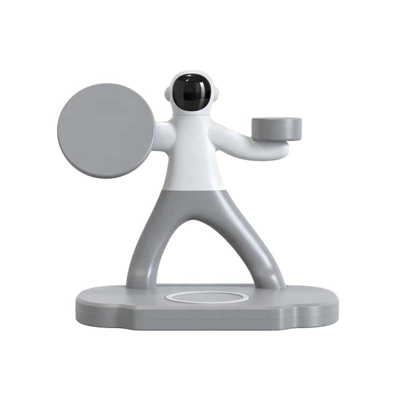 Supa Fly Spaceman 3-in-1 Magnetic Charger - Grey