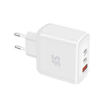 Supa Fly 65W GAN Wall Charger with Type C Cable - White