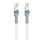 Supa Fly 65W GAN Wall Charger with Type C Cable - White