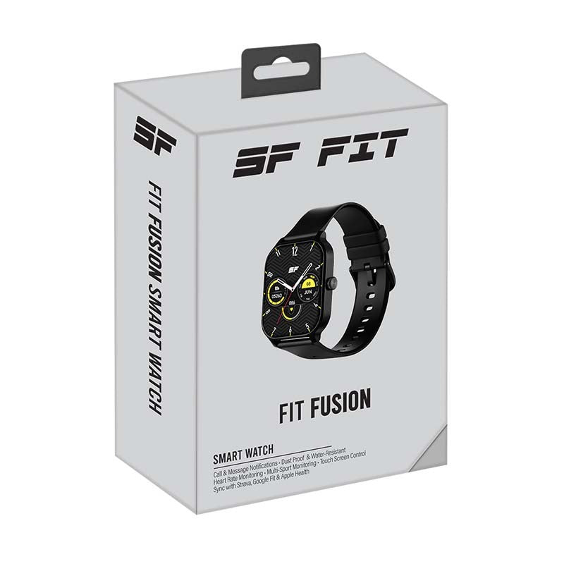 Supa Fly FIT Fusion AI Voice Assistant Smart Watch - Black