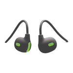 Supa Fly Sport Air Conduction Headset - Black/Green