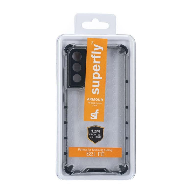 Superfly Armour Case for Samsung Galaxy S21 FE - Clear