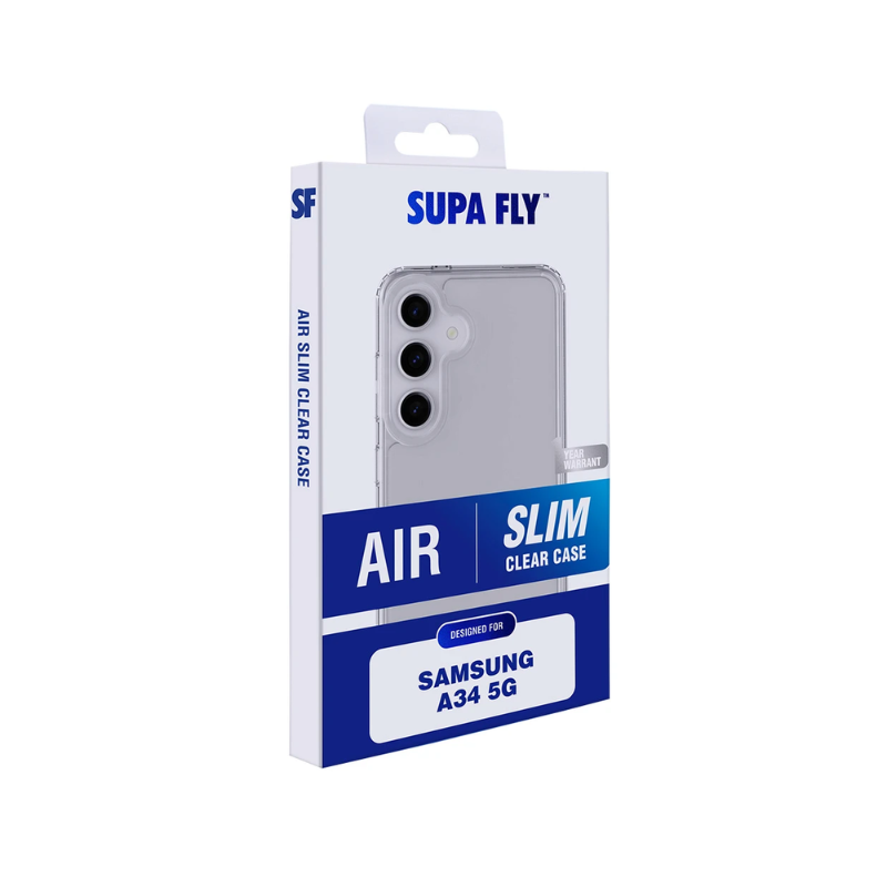 Supa Fly Air Slim Sam Galaxy A34 - Clear