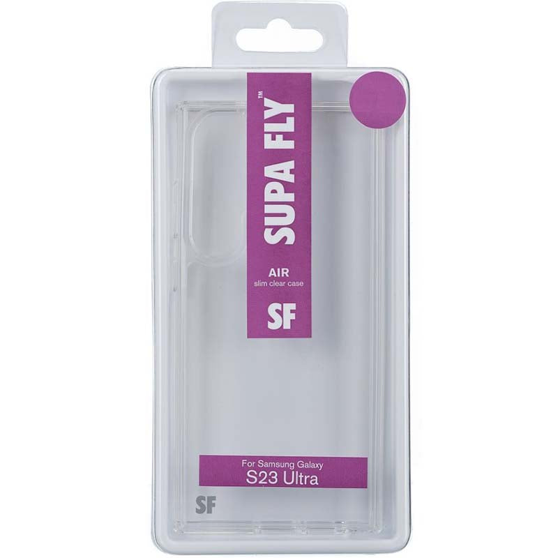 SUPA FLY Air Slim Case for Samsung Galaxy S23 Ultra - Clear
