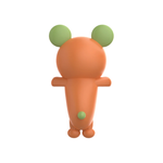 Supa Fly Cell Pal Bunny - Orange