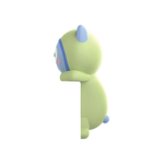 Supa Fly Cell Pal Cat - Green