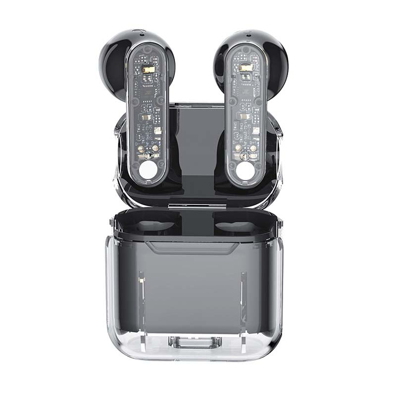 Supa Fly Circuit Series True Wireless Earbuds - Transparent
