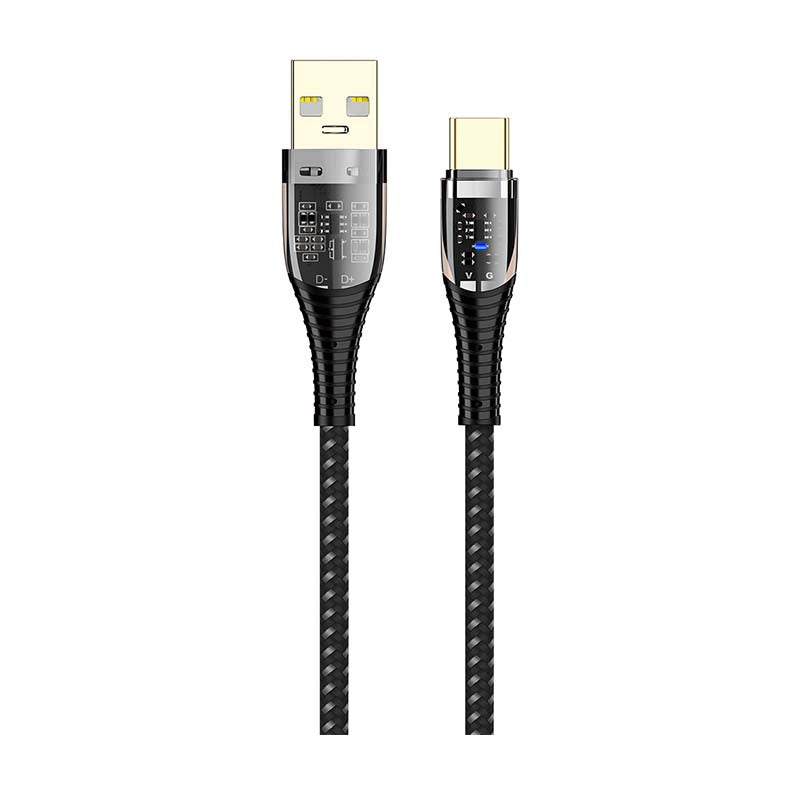 Supa Fly Circuit Series USB A to Type C 1.5m Cable - Black