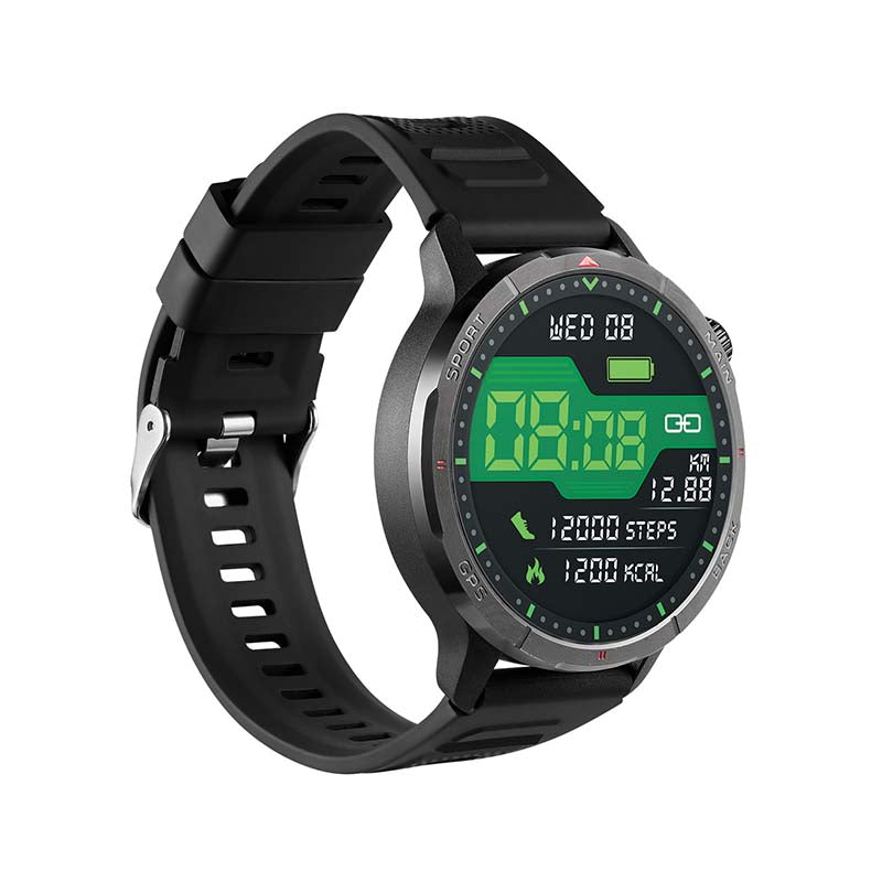 Supa Fly Fit Fuel Series GPS AI Smart Watch - Black