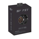 Supa Fly Fit Fuel Series GPS AI Smart Watch - Black
