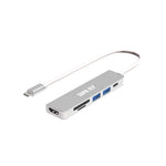 Supa Fly Multifunctional 6-in-1 Hub - Silver