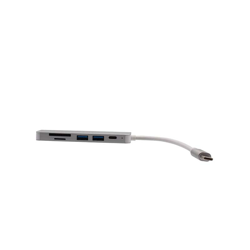 Supa Fly Multifunctional 6-in-1 Hub - Silver