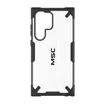Supa Fly MSC Granite Case Samsung Galaxy S23 Ultra - Clear / Black