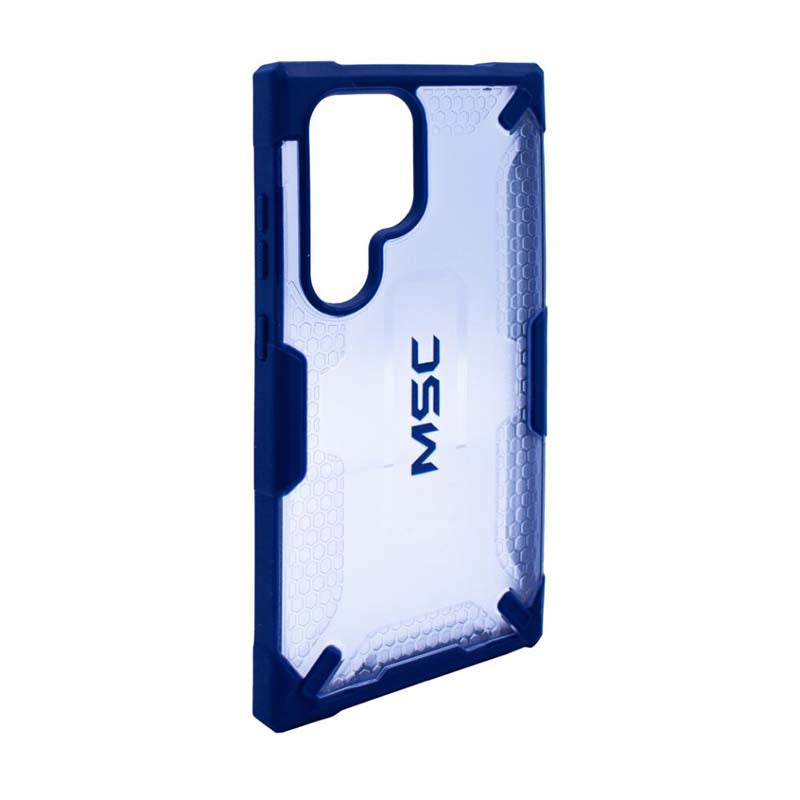 Supa Fly MSC Granite Case Samsung Galaxy S24 Ultra - Clear / Blue
