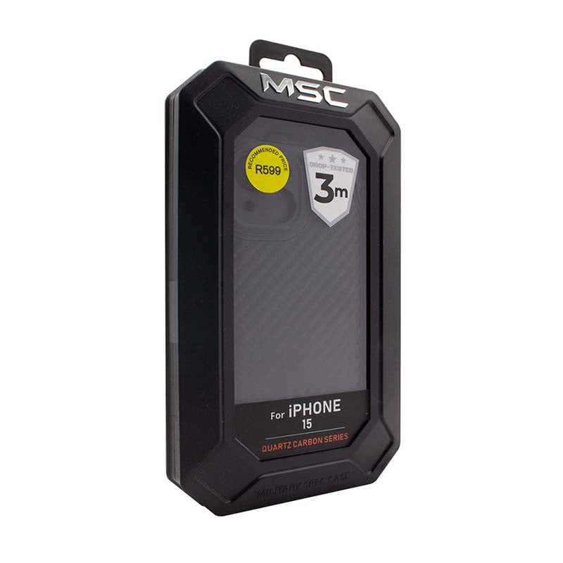 Supa Fly MSC Quartz Case Apple iPhone 15 - Carbon