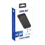 Supa Fly PD 22.5W 10000mAh Power Bank - Black