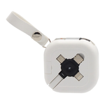 Supa Fly Retractable 3-in-1 Charging Cable - White