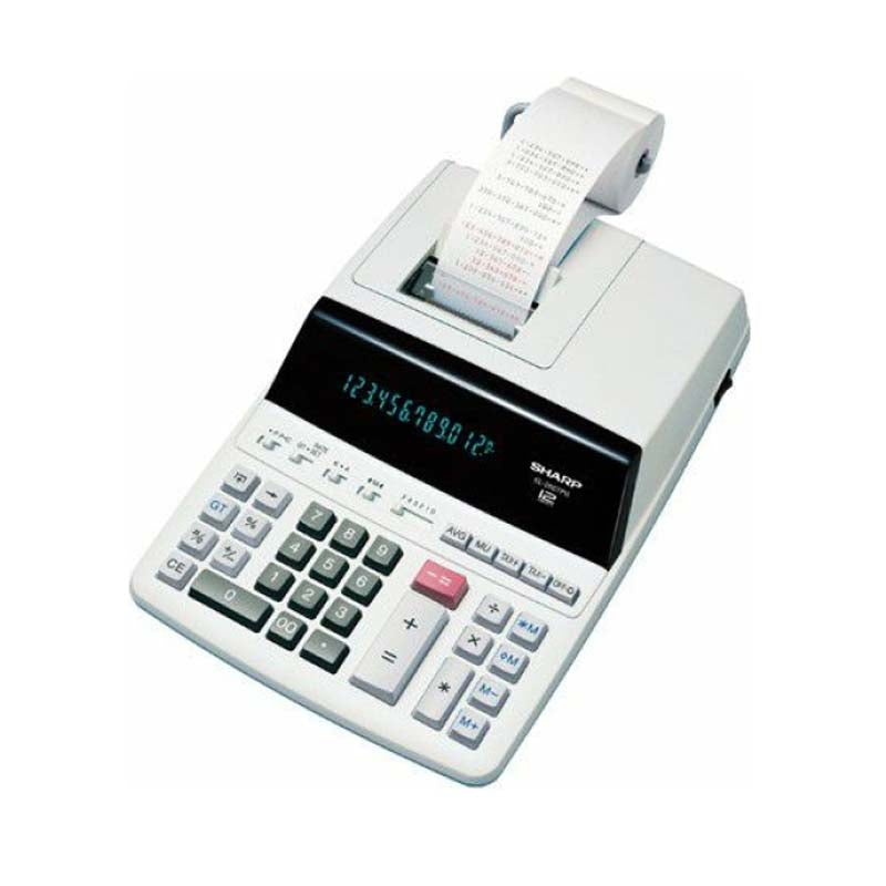 Sharp EL-2607V Premium Fast Printer Calculator AC Powered - Grey - Grey