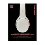 Skullcandy Crusher ANC 2 Sensory Bass Headphones With ANC - Bone / Orange - White