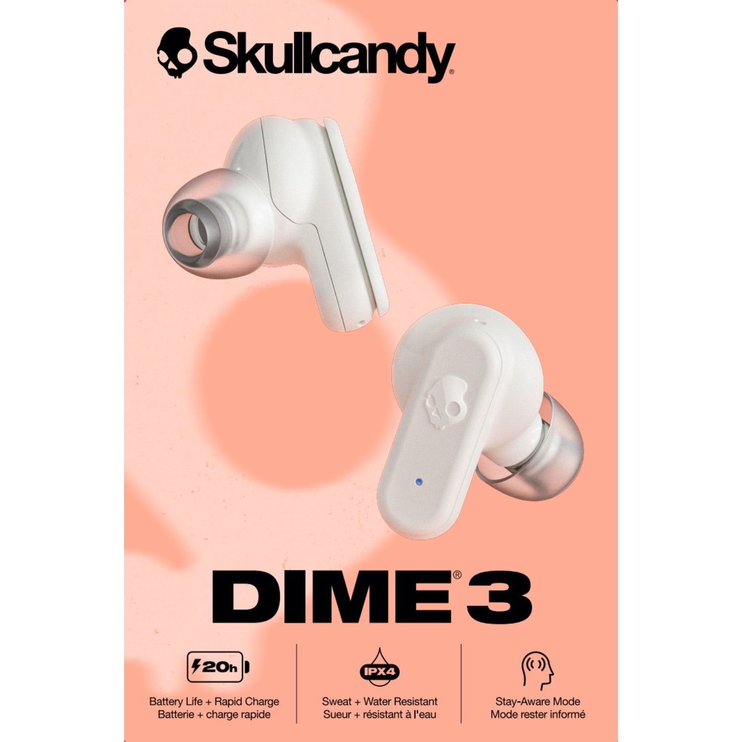 Skullcandy Dime® 3 True Wireless Earbuds - Bone - Bone
