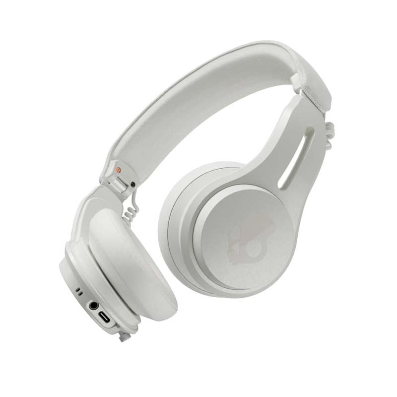 Skullcandy Icon ANC Wireless On-Ear Headphones - Bone / Orange - White/Orange