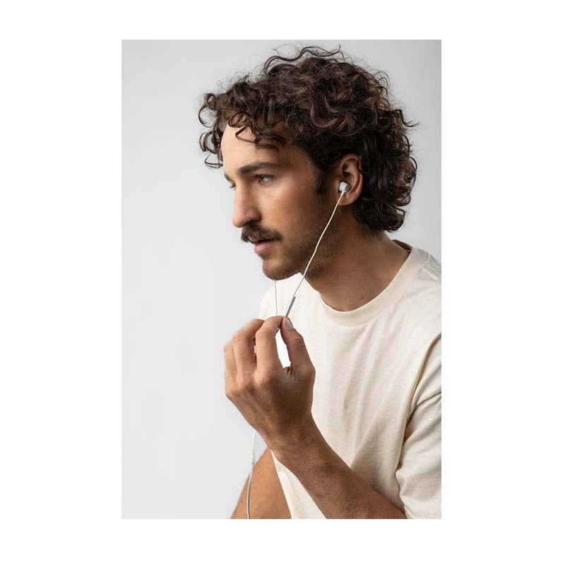 Skullcandy Jib USB-C Wired In-Ear Earbuds with Microphone - Bone - White