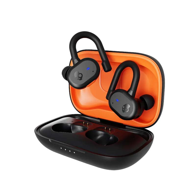 Skullcandy Push Active True Wireless Earbuds - True Black/ Orange - Black