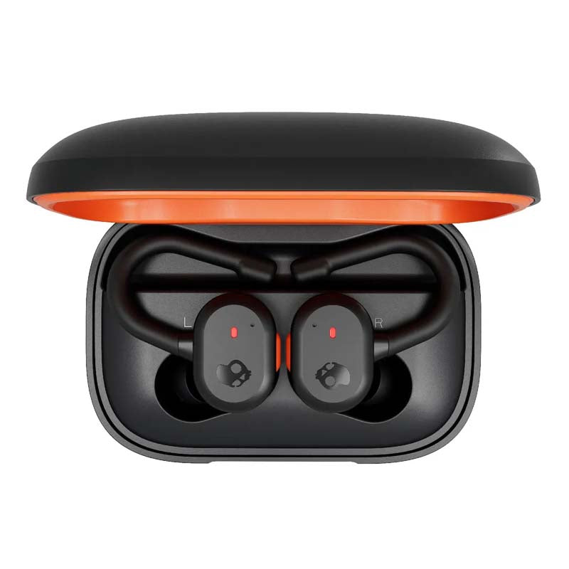 Skullcandy Push Active True Wireless Earbuds - True Black/ Orange - Black