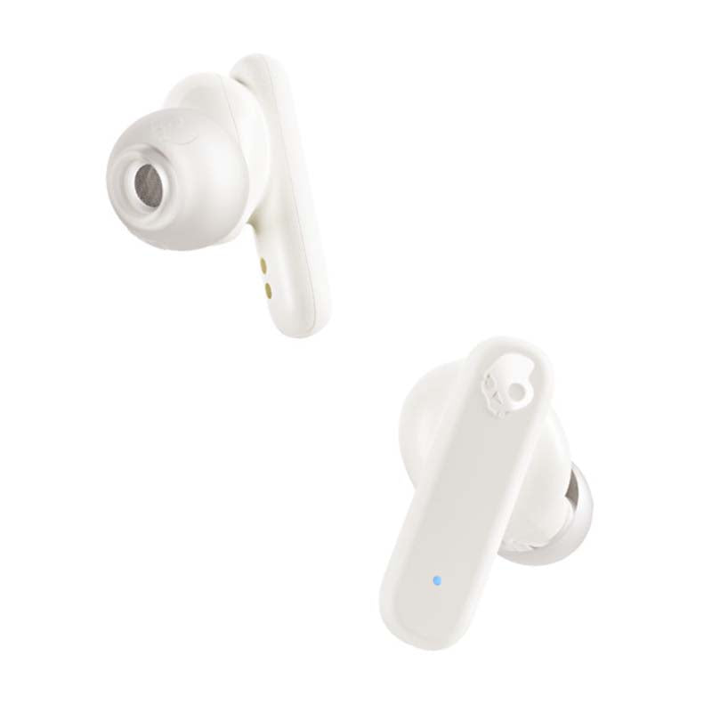 Skullcandy Smokin Buds True Wireless Earbuds - White / Orange - White/Orange