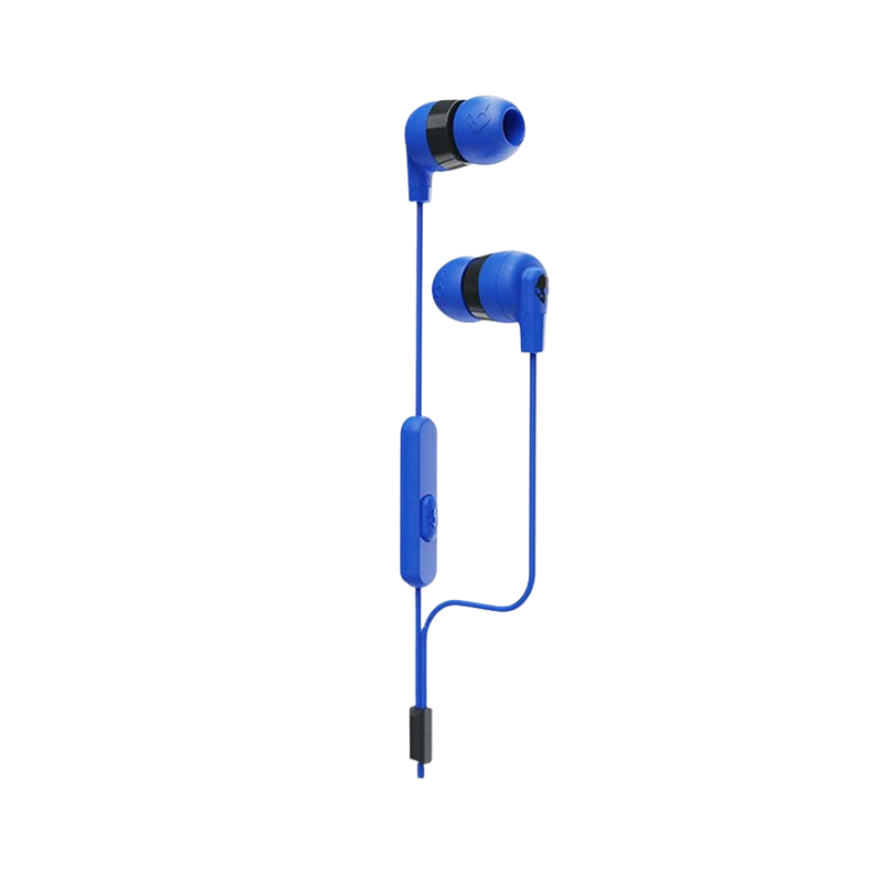 Skullcandy Bundle Ecobuds True Wireless Earbuds + Inkd In-Ear Earbuds with Mic - Glacier Blue & Cobalt Blue