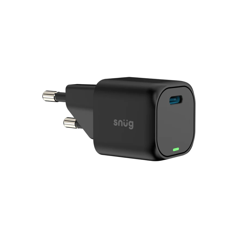 Snug 1 Port Mini PD Home Charger 25W - Black