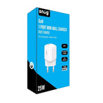 Snug 1 Port 25W Mini PD Wall Charger - White - White