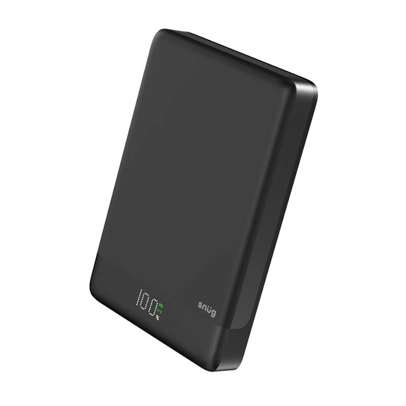 Snug 10000mAh Magnetic Powerbank - Black - Black