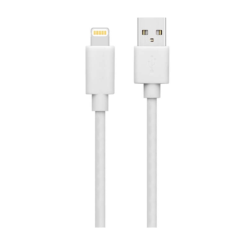 Snug 12W USB To MFI Lightning Cable 2m - White - White