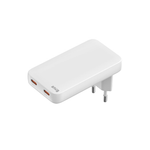Snug 2 Port PD GaN Slim Wall Charger 65W - White - White