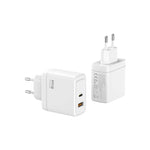 Snug 2 Port PD GaN Wall Charger 65W - White - White