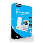 Snug 4-In-1 Wireless Stand Charger 15W - White - White