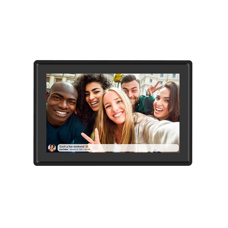 Snug Digital Photo Frame With Frameo 16GB 10.1Inch - Black - Black