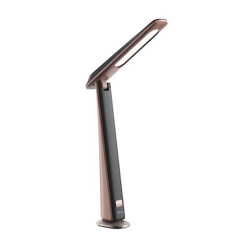 Snug LED Desk Lamp - Wood - Rose Gold