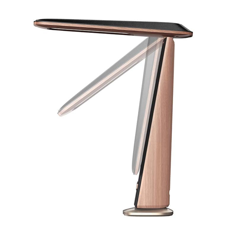 Snug LED Desk Lamp - Wood - Rose Gold