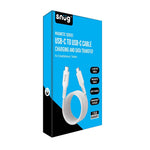 Snug Type C To Type C 60W Magnetic Braided Cable 1.2m - White - White