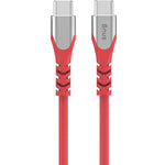 Snug Type C To Type C Silicone Cable 1.2m - Red