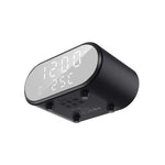Snug Wireless Charger With Clock 15W - Black - Black