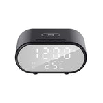Snug Wireless Charger With Clock 15W - Black - Black